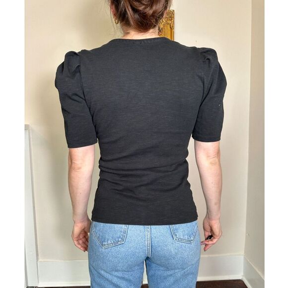 Free People Papaya Black T-Shirt Size Medium - Picture 4 of 5